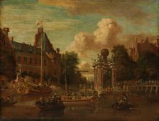 The Muscovite legation visiting Amsterdam, 29 August 1697, 1697-1708. Creator: Abraham Storck
