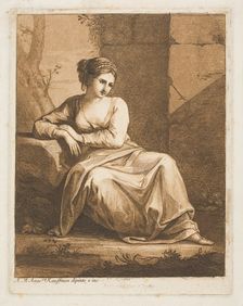 The Muse, 1766. Creator: Angelica Kauffman