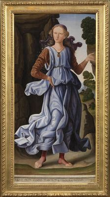 The Muse Clio, ca 1475-1480. Creator: Santi, Giovanni (ca 1435-1494)