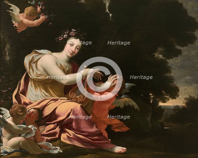 The Muse Erato, 1640s. Creator: Dorigny, Michel (1616-1665).
