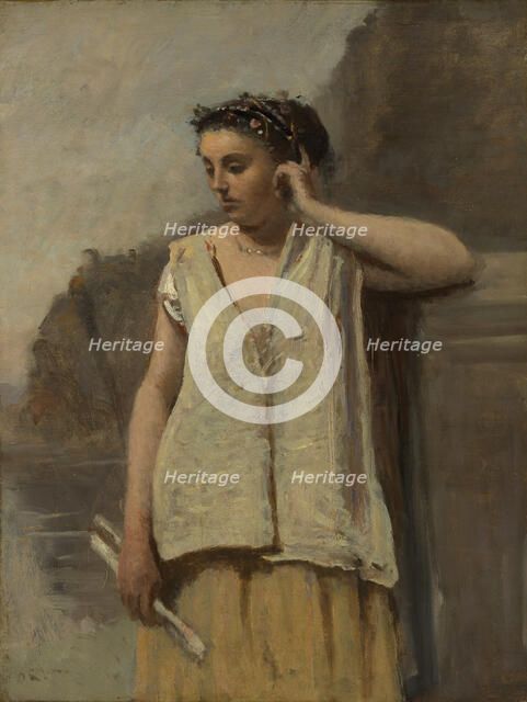 The Muse: History, ca. 1865. Creator: Jean-Baptiste-Camille Corot.
