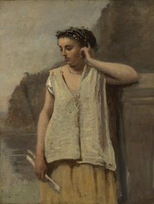 The Muse: History, ca. 1865. Creator: Jean-Baptiste-Camille Corot