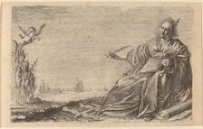 The Muse of Poetry, 1634. Creator: Willem Basse