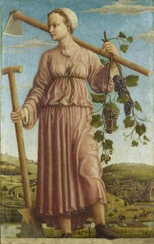 The Muse Polyhymnia , ca 1459. Creator: Francesco del Cossa (1436-1478)