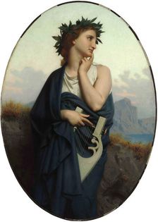 The Muse (Philomèle) , 1861. Creator: Bouguereau, William-Adolphe (1825-1905)