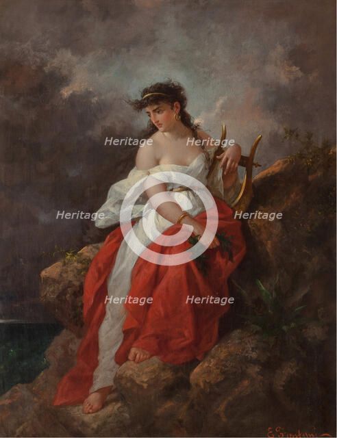 The Muse Terpsichore. Creator: Fanfani, Enrico (1810-1910).