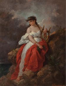 The Muse Terpsichore. Creator: Fanfani, Enrico (1810-1910)