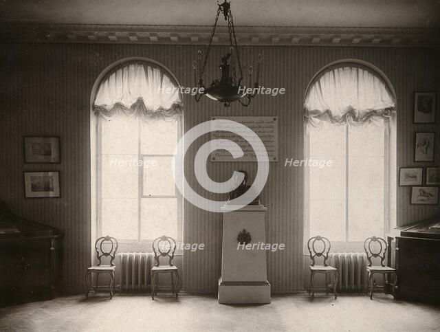 The Museum of the Imperial Pushkin Lyceum in Saint Petersburg, Russia, 1910s. Artist: Karl Kubesch