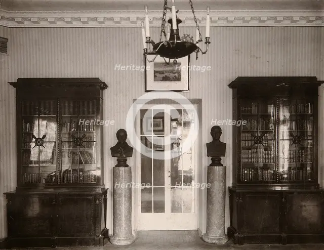 The Museum of the Imperial Pushkin Lyceum in Saint Petersburg, Russia, 1910s.   Artist: Karl Kubesch
