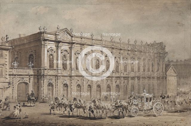 The Museum of Court Carriages (The Stables Museum) in St. Petersburg, 1860-1861.