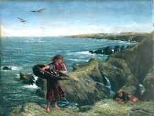 The Mushroom Gatherers, 1878. Creator: James Clarke Hook