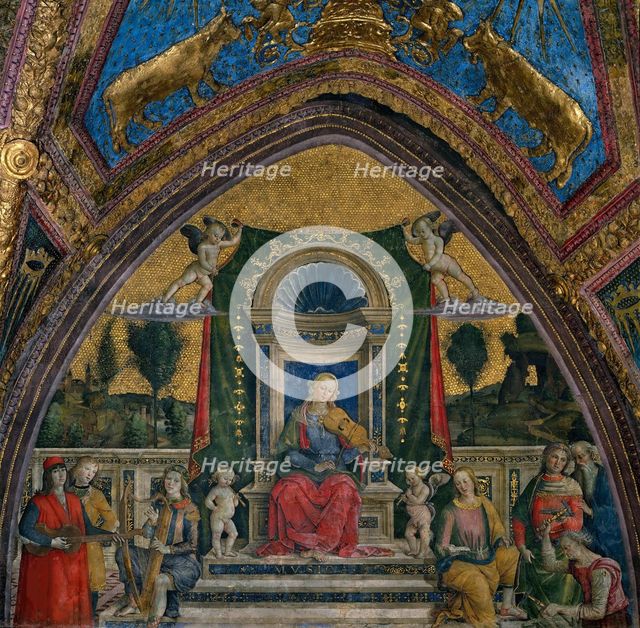 The Music, 1492-1494. Creator: Pinturicchio, Bernardino (1454-1513).