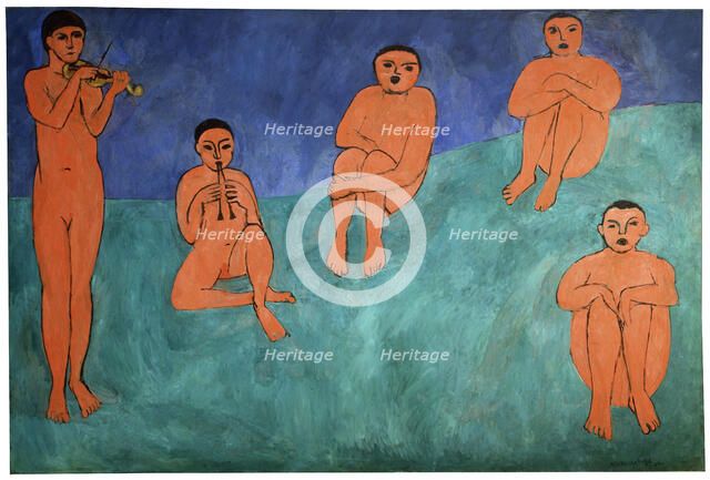 'The Music', 1910.  Creator: Henri Matisse.