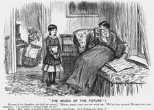 "The Music of the Future", 1887. Creator: Unknown