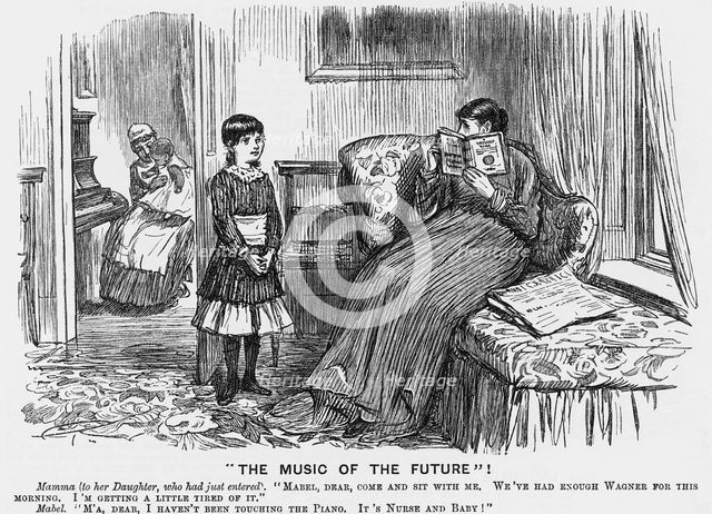 "The Music of the Future", 1887. Creator: Unknown.