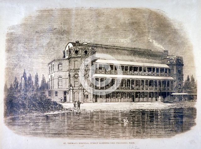 The Music Hall in Surrey Zoological Gardens, Southwark, London, c1860. Artist: Anon