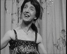 The Music Hall Star Nellie Wallace Pulling a Variety of Amusing Faces, 1920s. Creator: British Pathe Ltd