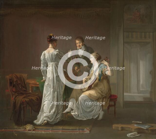 The Music Lesson, 1808. Creator: Louis Moritz.