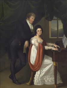 The music lesson, 1826. Creator: Rieder, Wilhelm August (1796-1880)