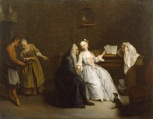 The Music Lesson, c1760. Creator: Pietro Longhi