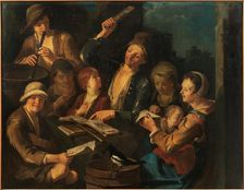 The Music Lesson, . Creator: Cipper, Giacomo Francesco (1664-1736)