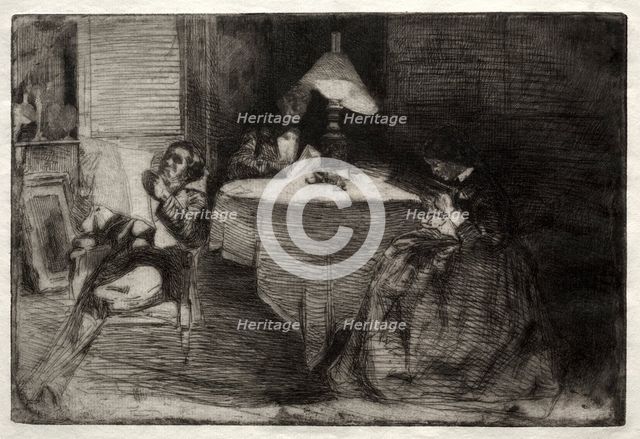 The Music Room. Creator: James McNeill Whistler (American, 1834-1903).
