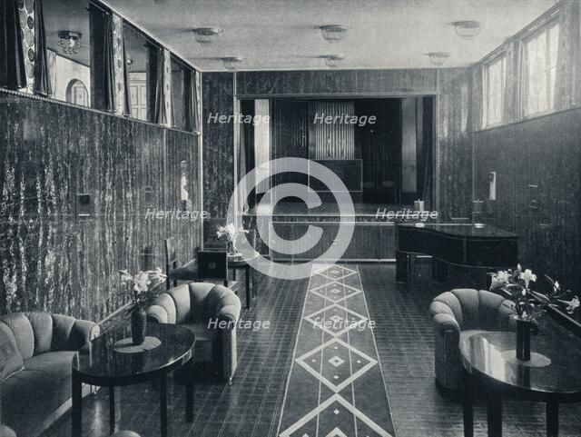 'The Music Room of the Stoclet Palace, Brussels, Belgium', c1914. Artist: Unknown.