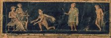 The Musical Contest between Apollo and Marsyas, 1st H. 1st cen. AD. Creator: Roman-Pompeian wall painting