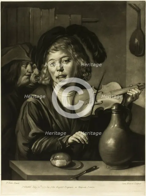 The Musical Boy, 1777. Creator: James Watson.