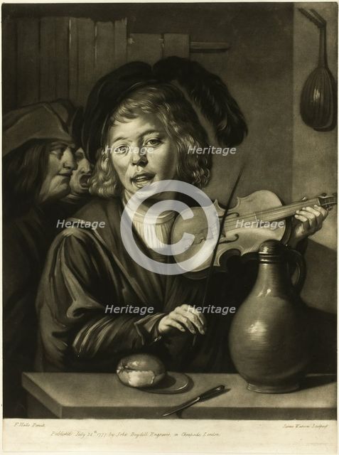 The Musical Boy, 1777. Creator: James Watson.