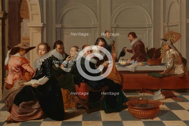 The Musical Gathering, after 1700. Creator: Unknown.