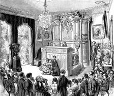 The Musical Soirée at Pauline Viardot-Garcia. Artist: Anonymous