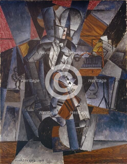 The Musician, 1914. Creator: Louis Marcoussis.