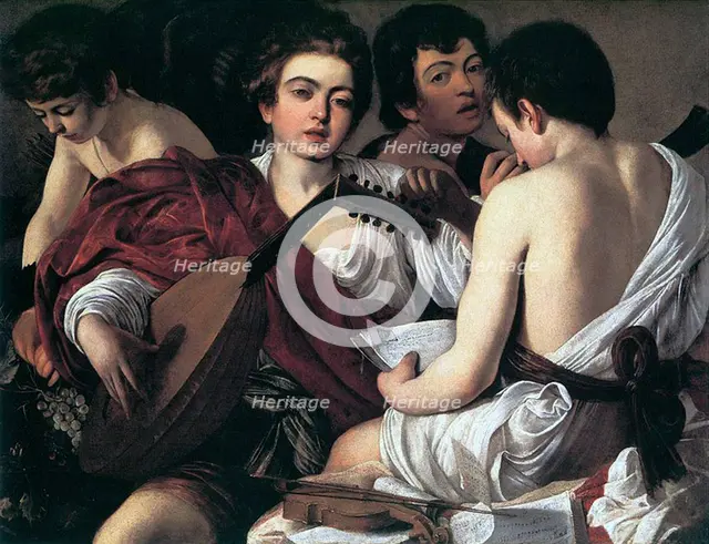 'The Musicians', c1595. Artist: Michelangelo Caravaggio