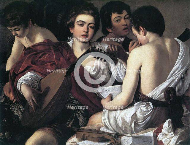 'The Musicians', c1595. Artist: Michelangelo Caravaggio