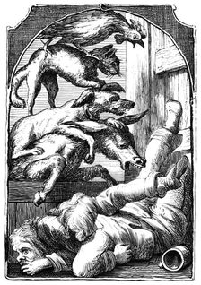 The Musicians of Bremen 1901. Artist: Edward Henry Wehnert