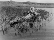 The Muskrat-hunter-Kotzebue, c1929. Creator: Edward Sheriff Curtis