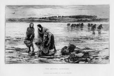 The Mussel Gatherers c1890.Artist: Colin Hunter