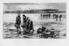 The Mussel Gatherers c1890.Artist: Colin Hunter