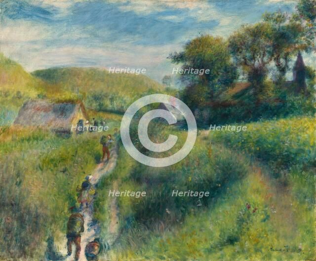 The Mussel Harvest, 1879. Creator: Pierre-Auguste Renoir.