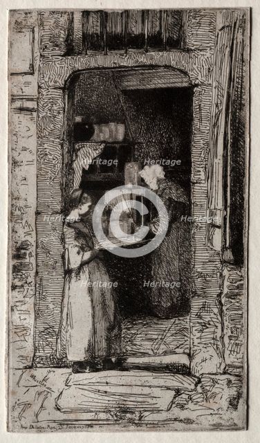 The Mustard Merchant. Creator: James McNeill Whistler (American, 1834-1903).