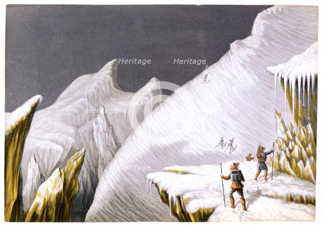 'The Mur de la Cote', c1855. Creator: George Baxter.