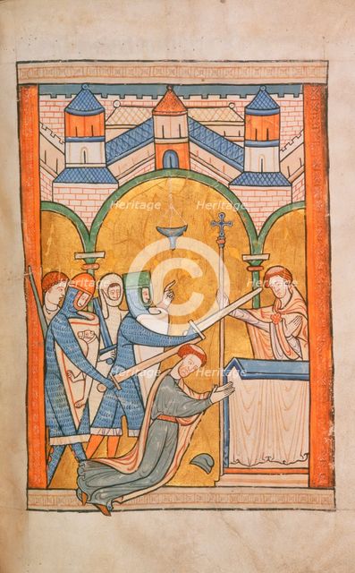 The Murder of Thomas Becket, 13th century. Creator: Unknown.