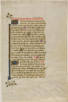 The Murder of Thomas Becket, page two, from a Book of Hours, 1430/40. Creator: Nicolas Brouwer