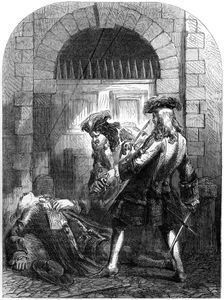 The Murder of the actor William Mountford, 1692, (19th century)