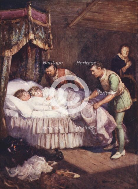 'The Murder of the Princes in the Tower', 1925. Creator: Howard Davie.