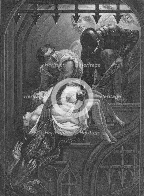The murder of the Princes in the Tower, (late 18th-early 19th century). Creator: James Northcote.
