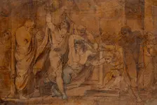 The Murder of Caesar, (1770s?). Creators: James Jefferys, James Barry
