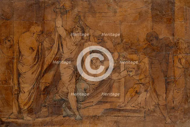 The Murder of Caesar, (1770s?). Creators: James Jefferys, James Barry.