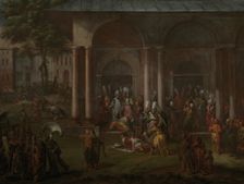 The Murder of Patrona Halil and his Fellow Rebels, c.1730-c.1737. Creator: Jean Baptiste Vanmour